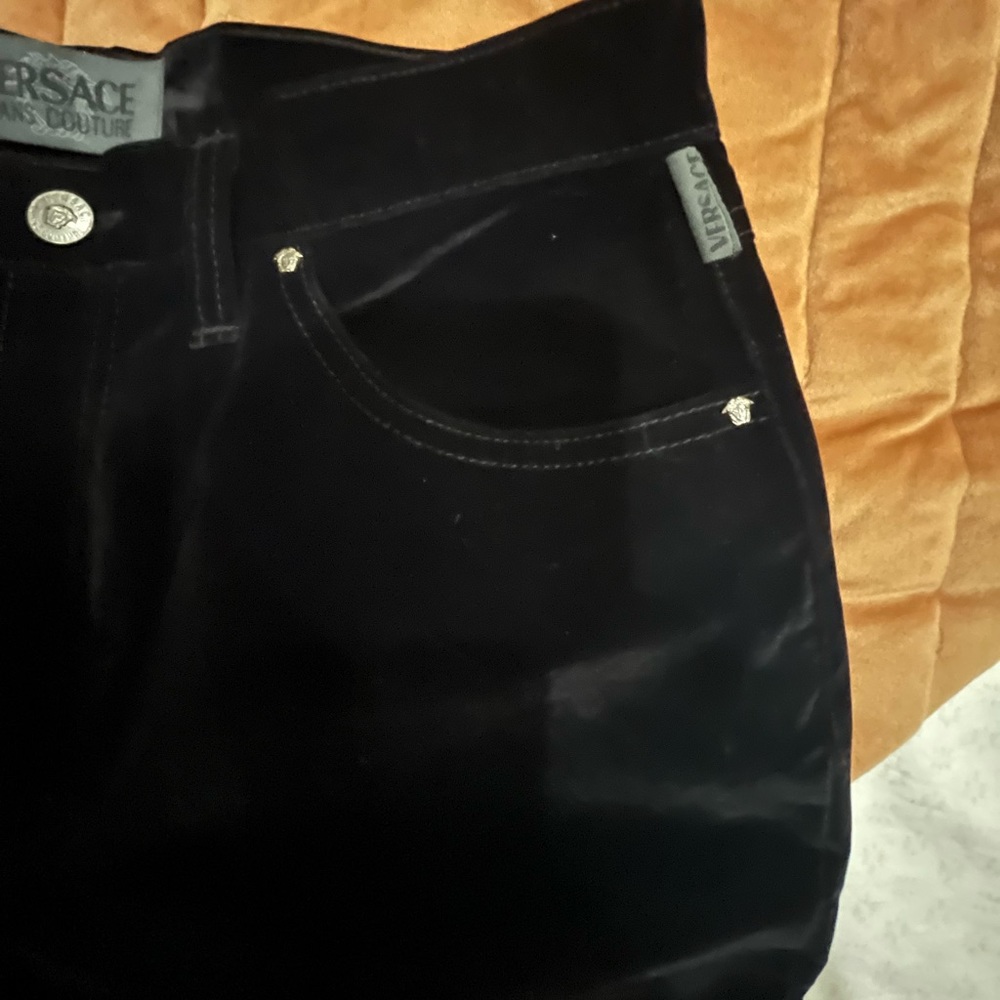 Woman’s Versace Suede Jeans - Size 34